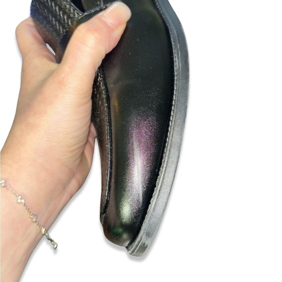 4/$25 BUNDLE SALE PERRY ELLIS PORTFOLIO BLACK SLIP ON LOAFERS DRESS SHOES FORMAL - Picture 4 of 11